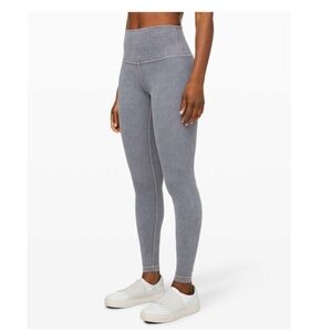 Lululemon Wunder Under High-Rise Tight *Snow Washed 28" Washed Luna Size 10